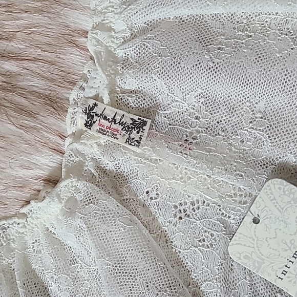 NWT Free People Intimately Gia Lace Tanga Underwear Ivory Various Sizes - Picture 3 of 5
